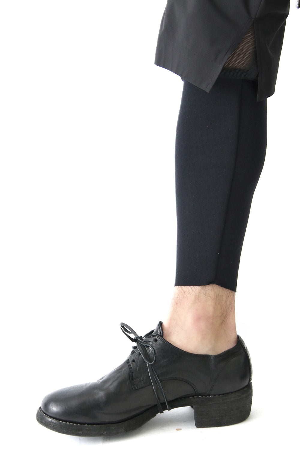Layered Pants Breathing Polyester Black