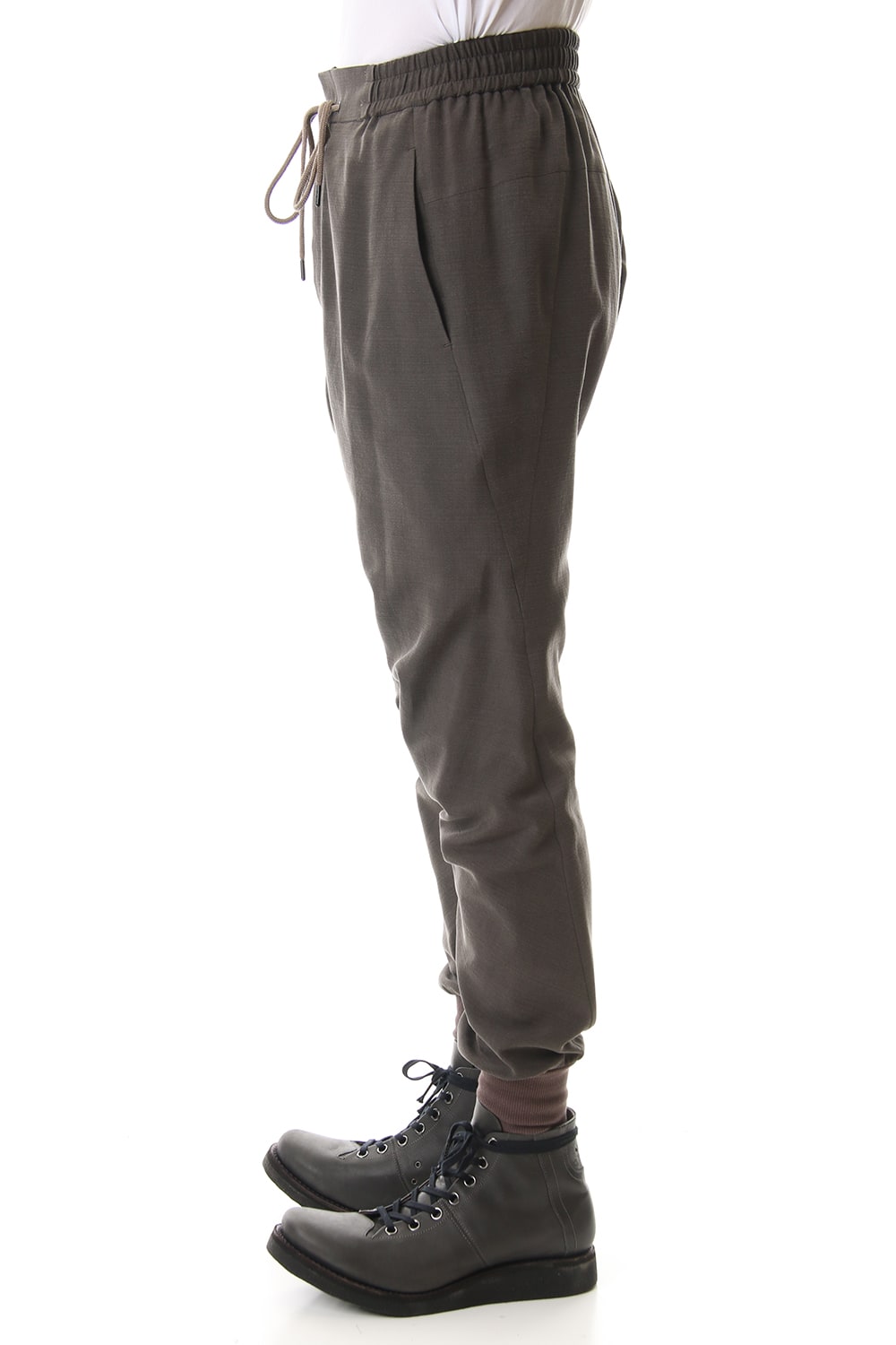 Easy pants Silk / cotton Beige Gray