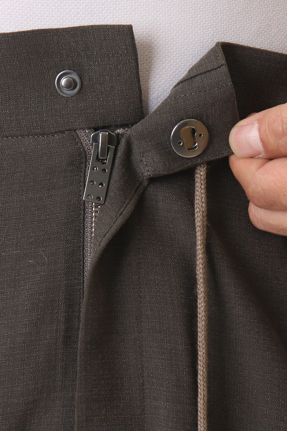 Easy pants Silk / cotton Beige Gray