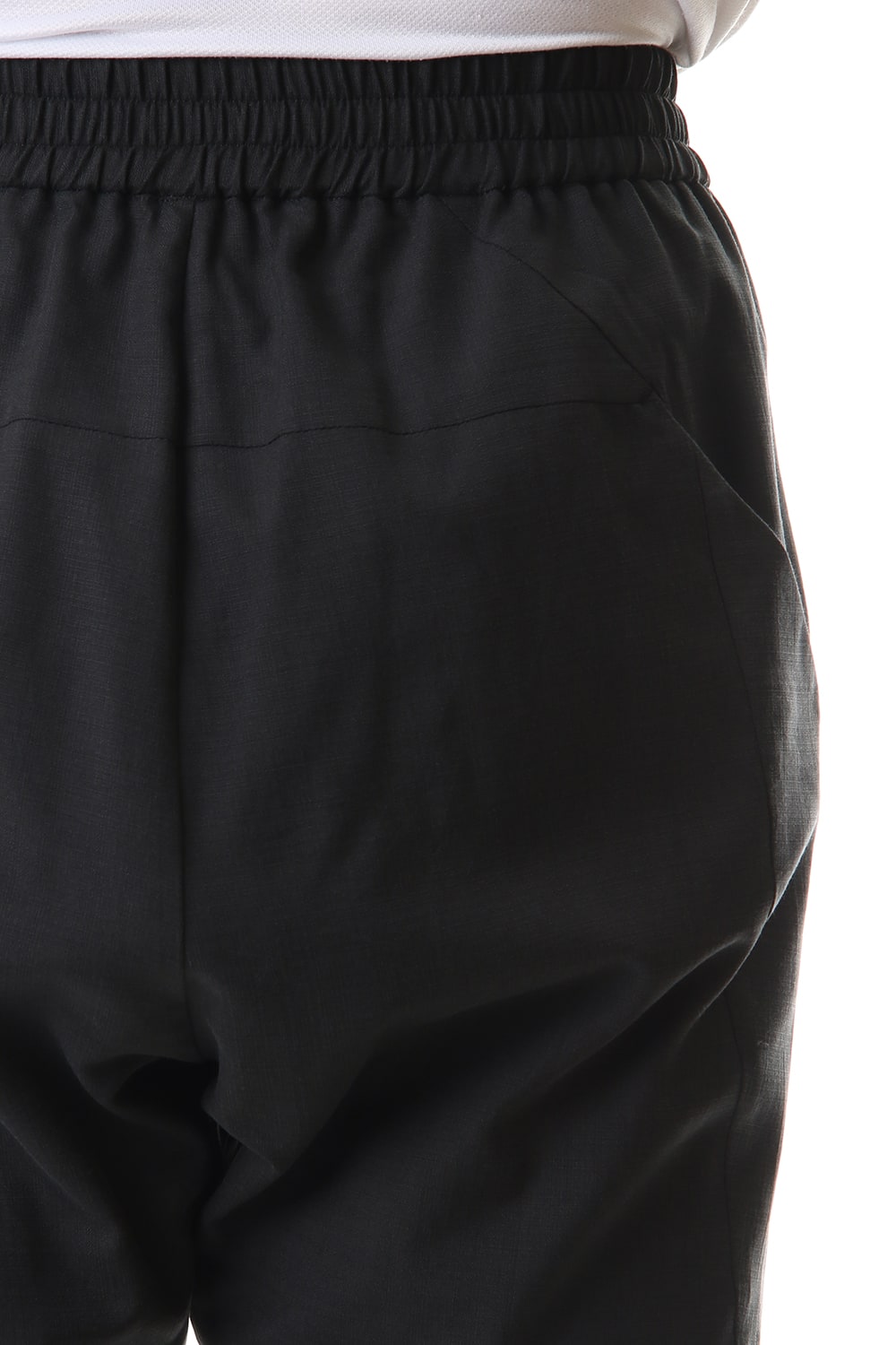 Easy pants Silk / cotton Black