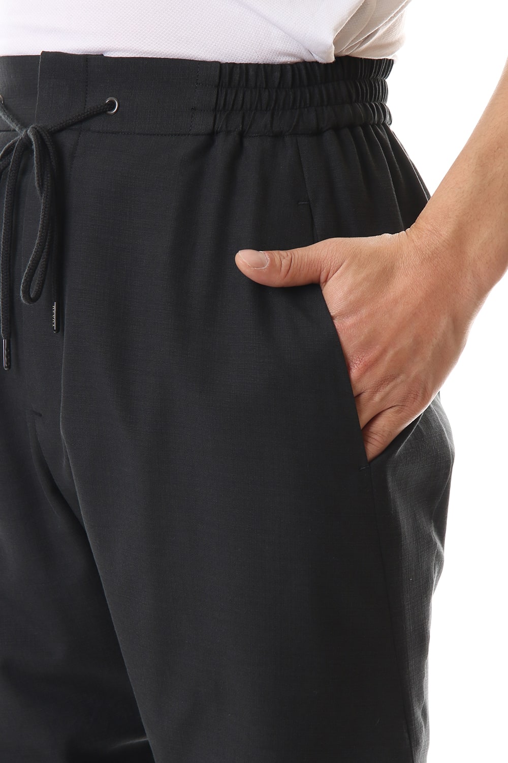 Easy pants Silk / cotton Black