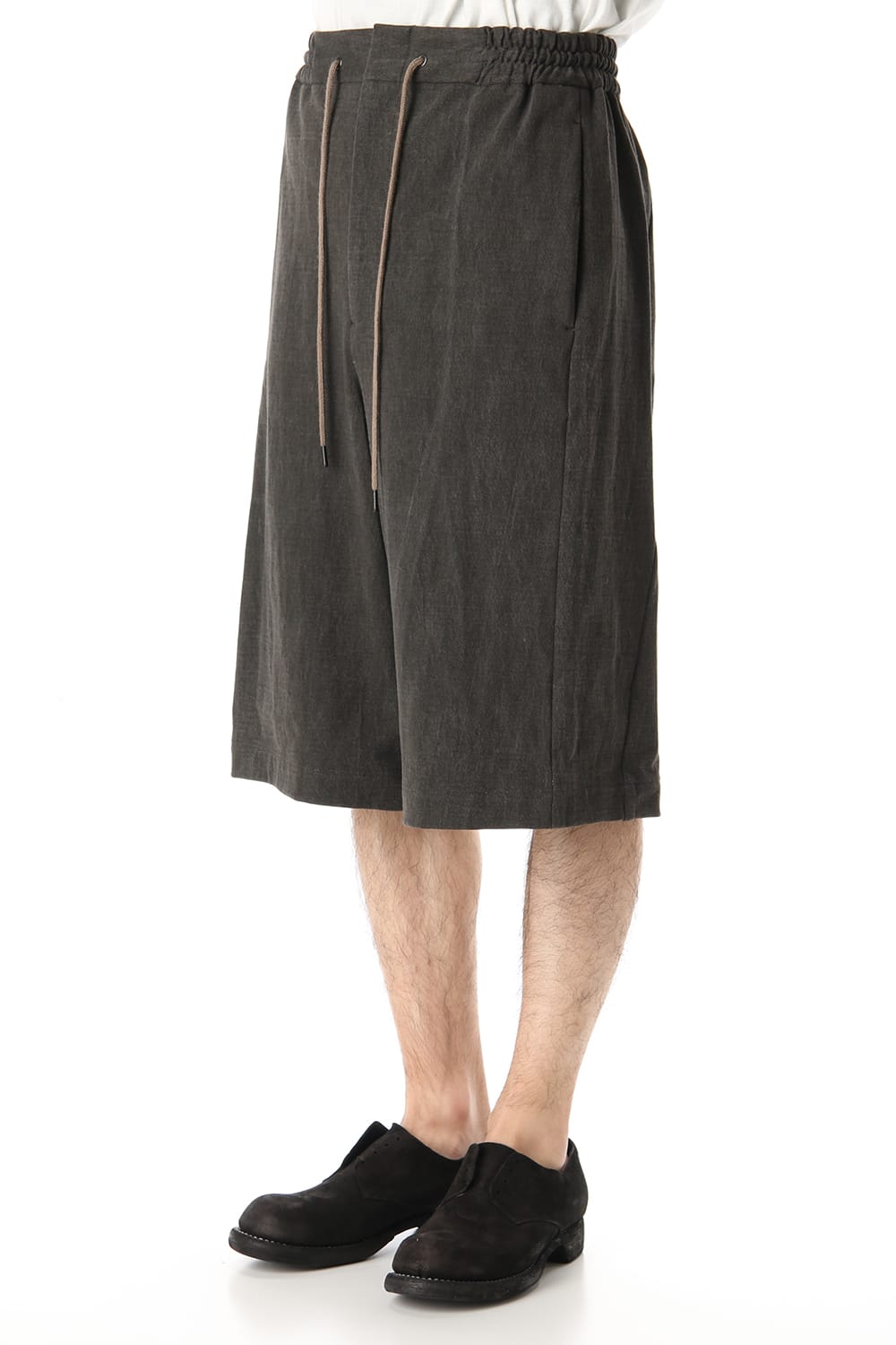 Half pants Cotton jersey Charcoal Dye