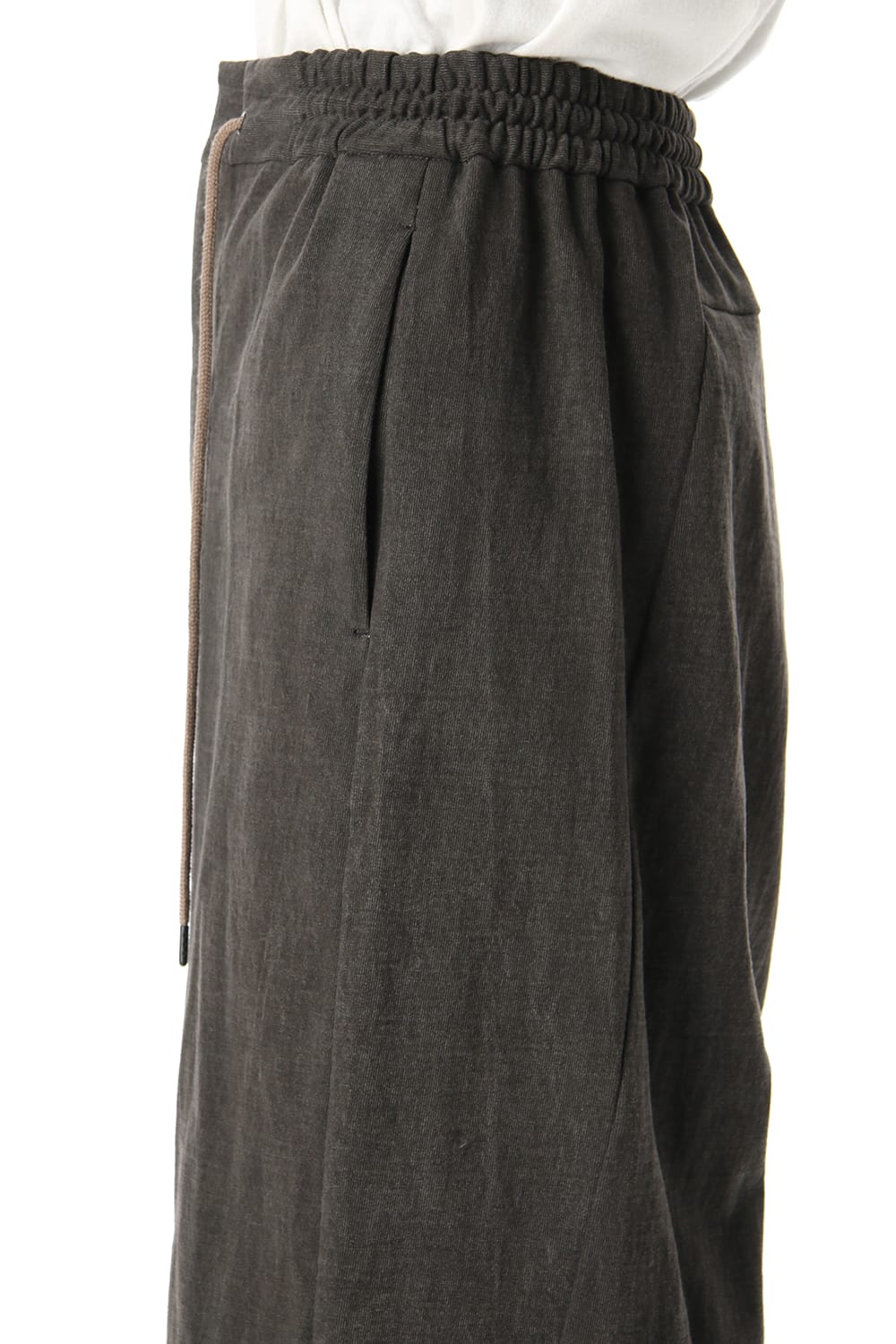 Half pants Cotton jersey Charcoal Dye