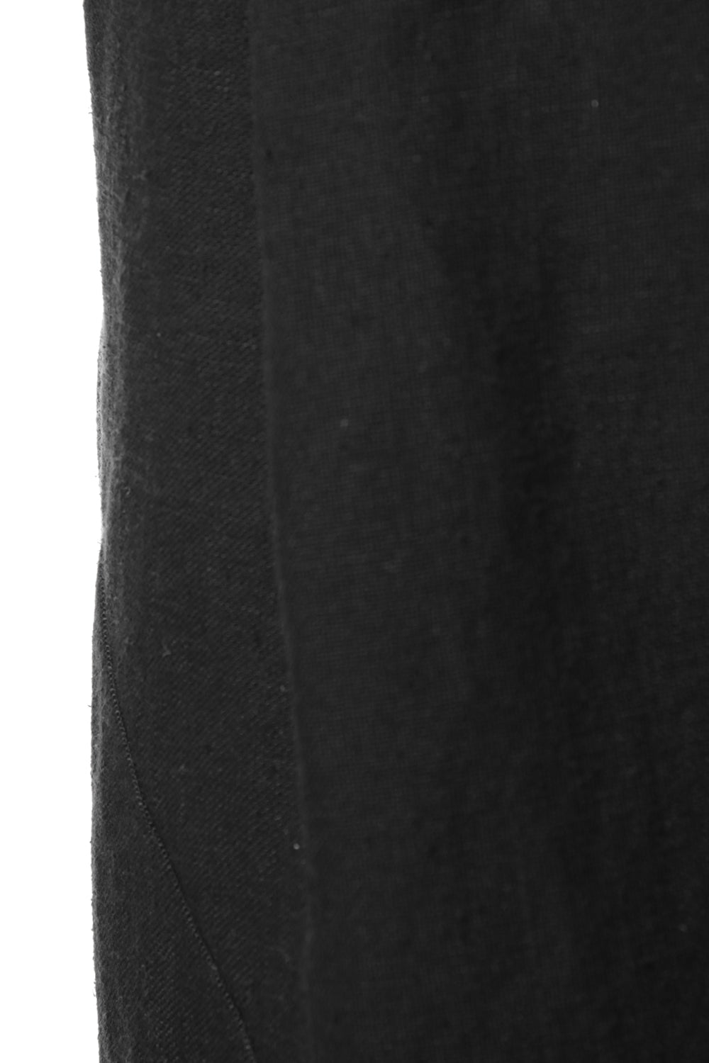 Cropped Pants Silk Linen Canvas Sand Blast Finish