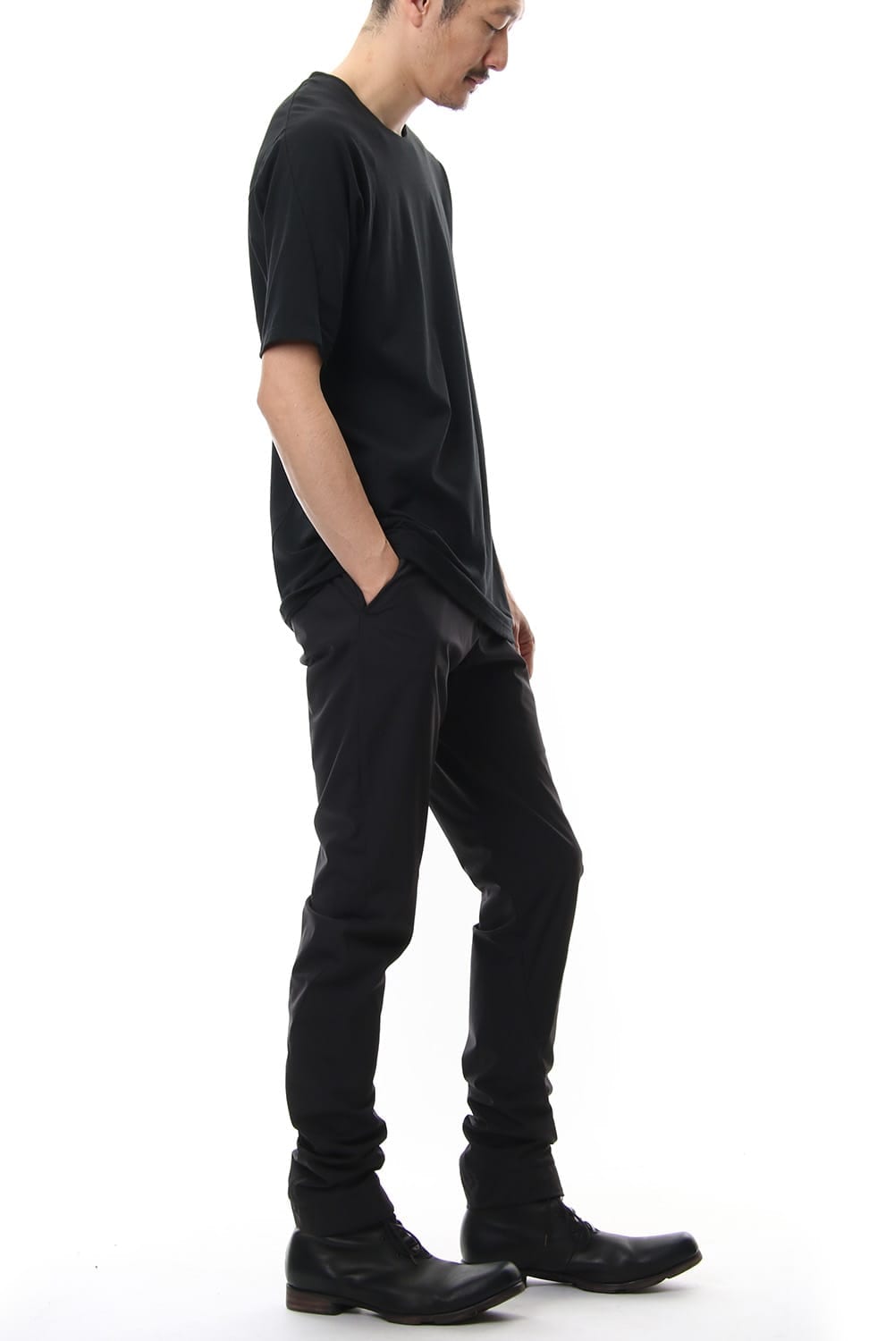 Jodhpurs Pants Silk Nylon Stretch - Black