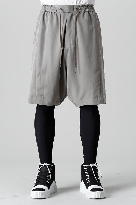 Short pants rayon/polyester poplin  Olive