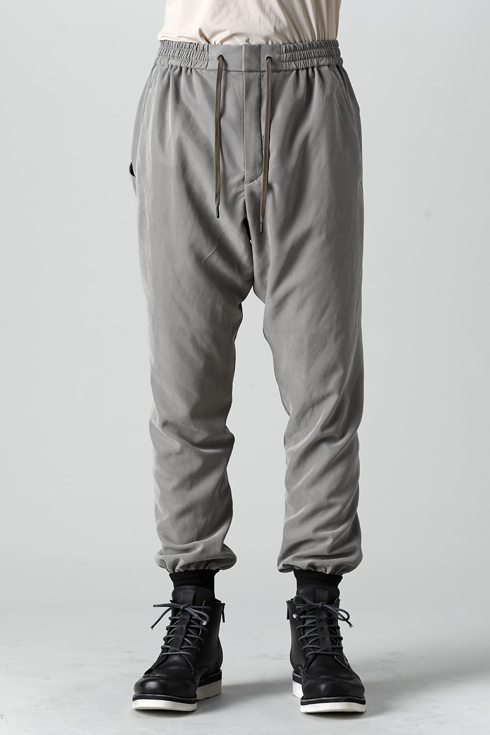 Jogger pants rayon/polyester poplin  Olive