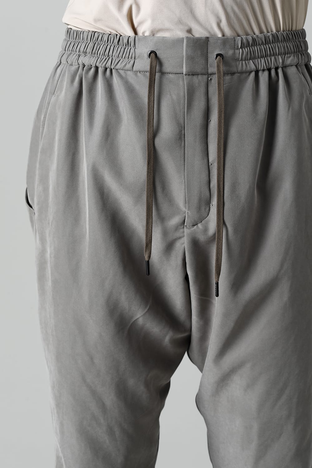 Jogger pants rayon/polyester poplin  Olive