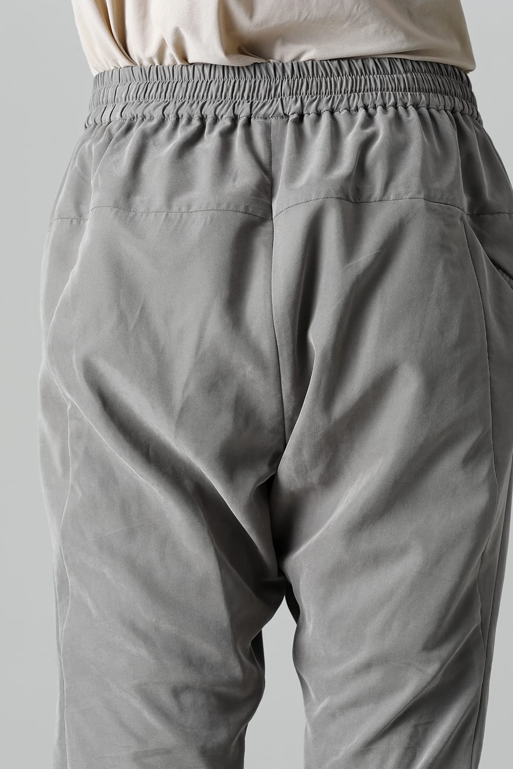 Jogger pants rayon/polyester poplin  Olive