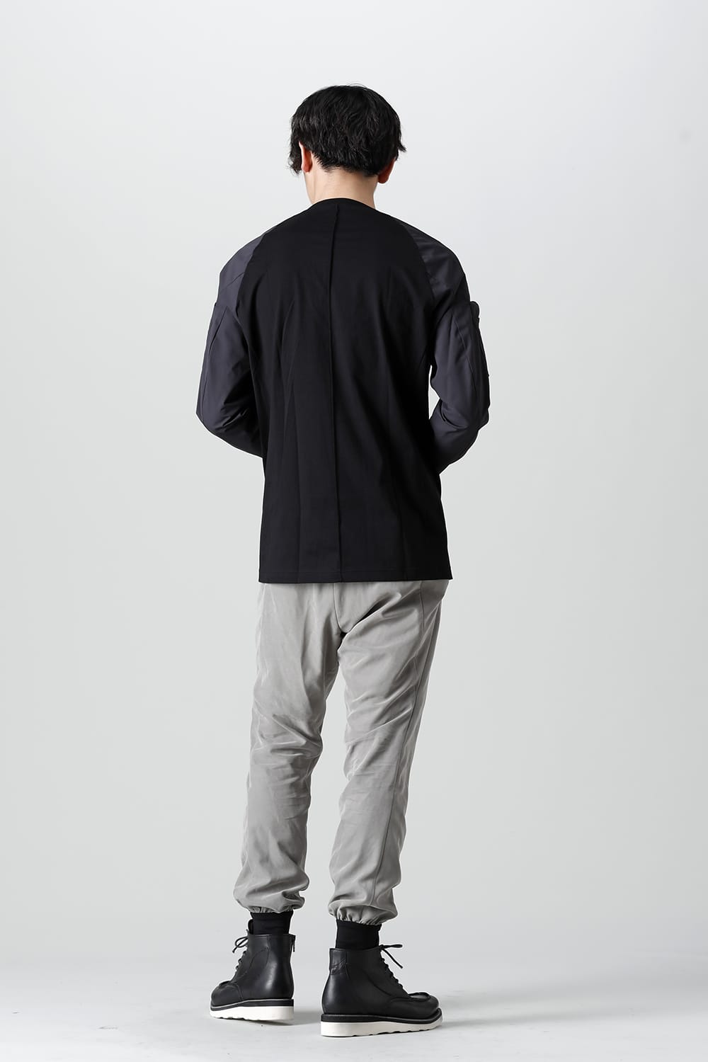 Jogger pants rayon/polyester poplin  Olive