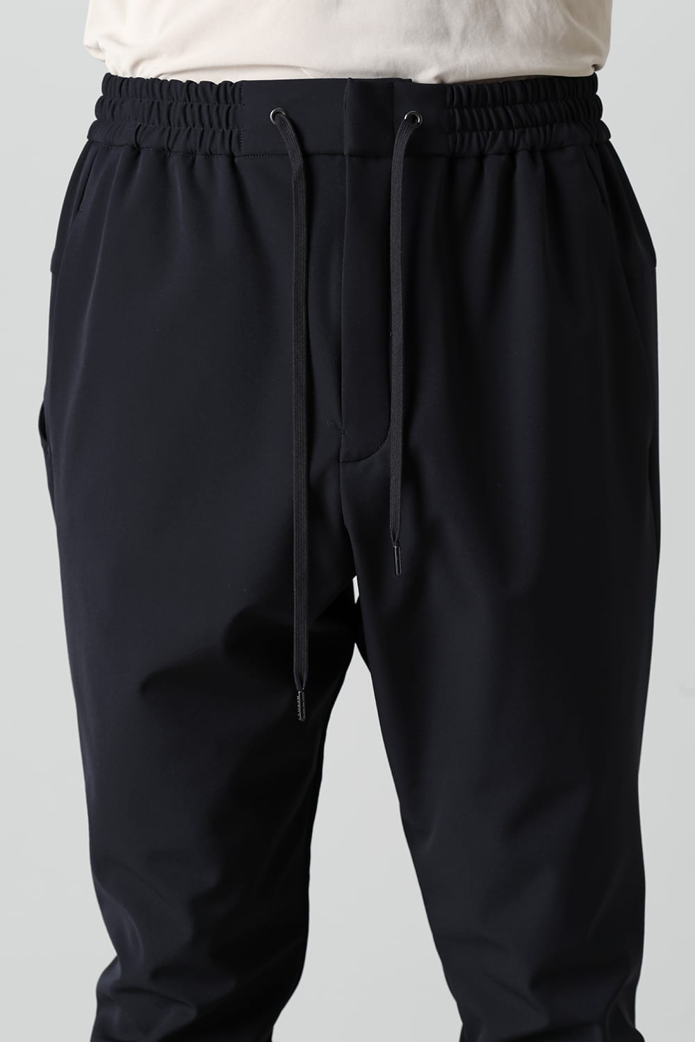Jogger pants rayon/polyester poplin  Black