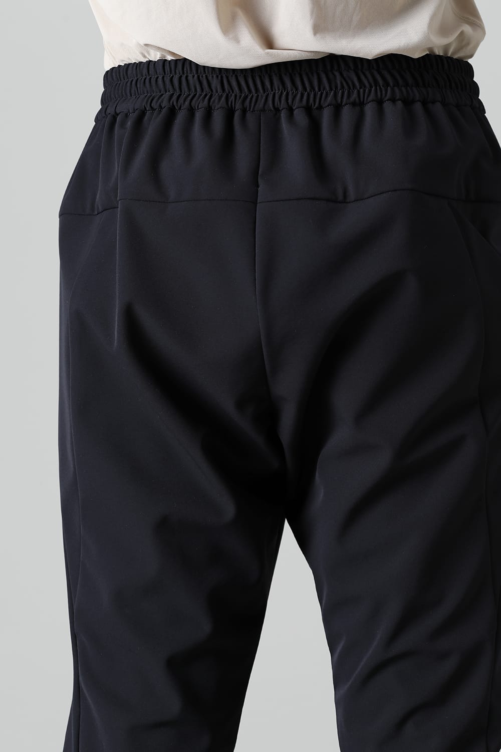 Jogger pants rayon/polyester poplin  Black
