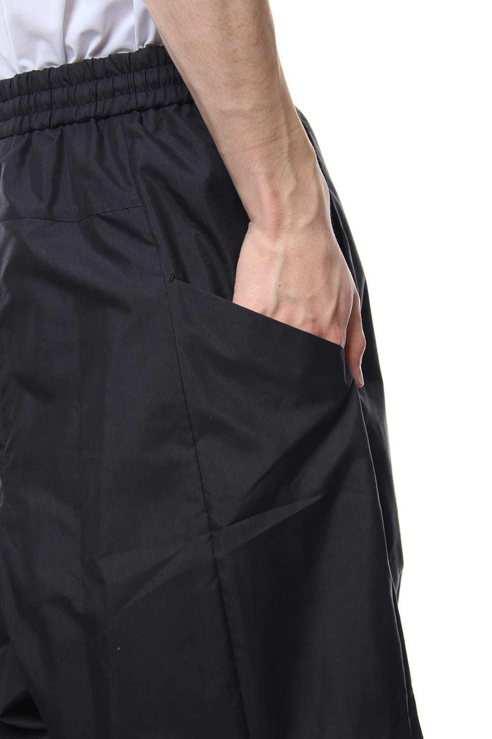 Harf pants Silk typewriter cloth