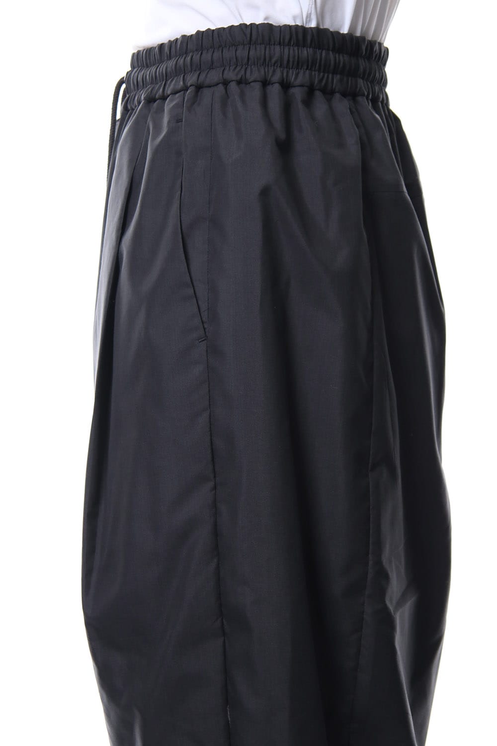 Harf pants Silk typewriter cloth