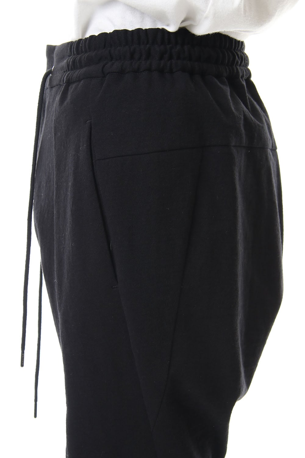 Easy pants Cotton jersey Black