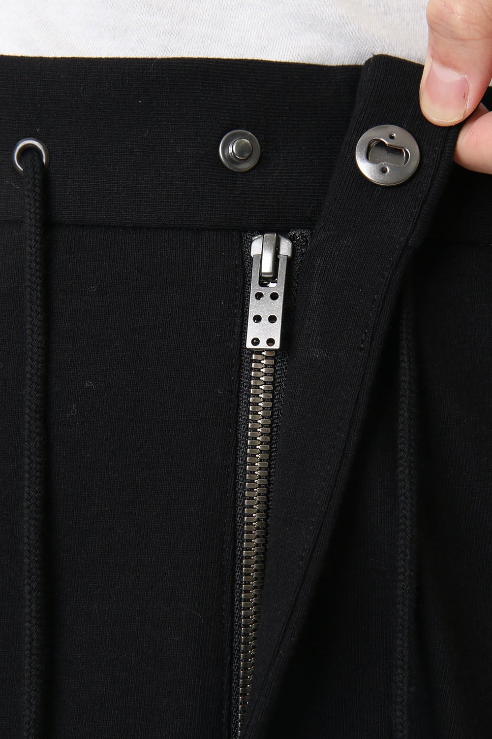 Easy pants Cotton jersey Black