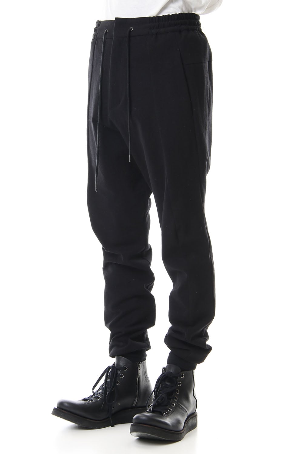 Easy pants Cotton jersey Black