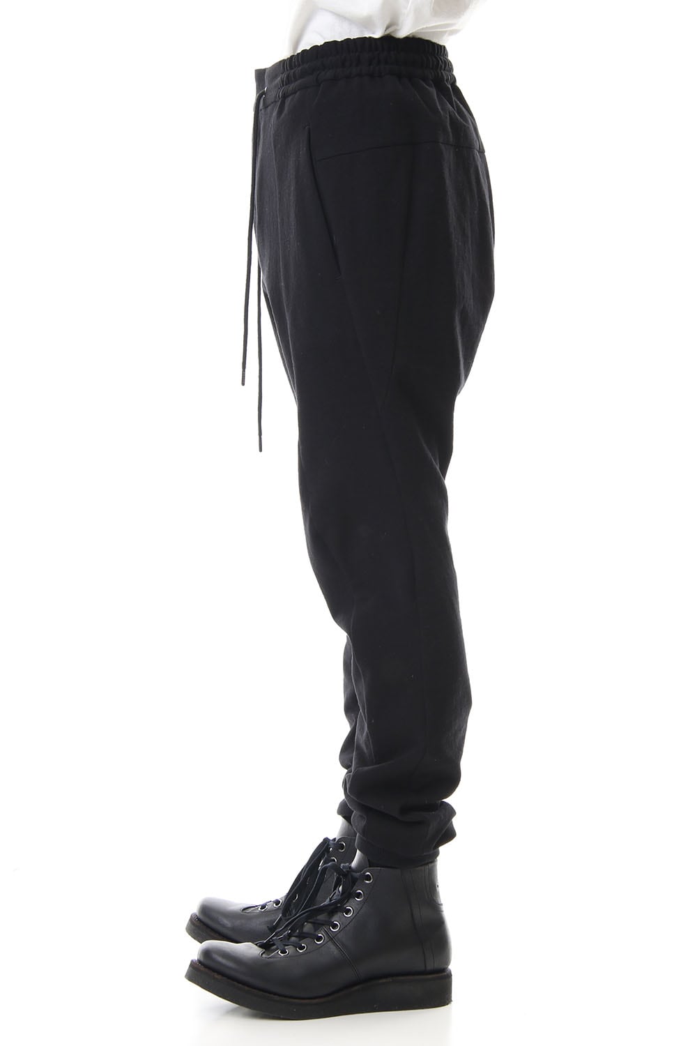 Easy pants Cotton jersey Black