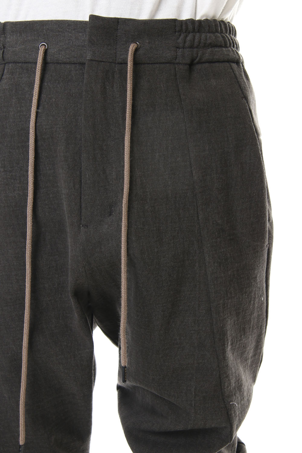 Easy pants Cotton jersey Charcoal Dye