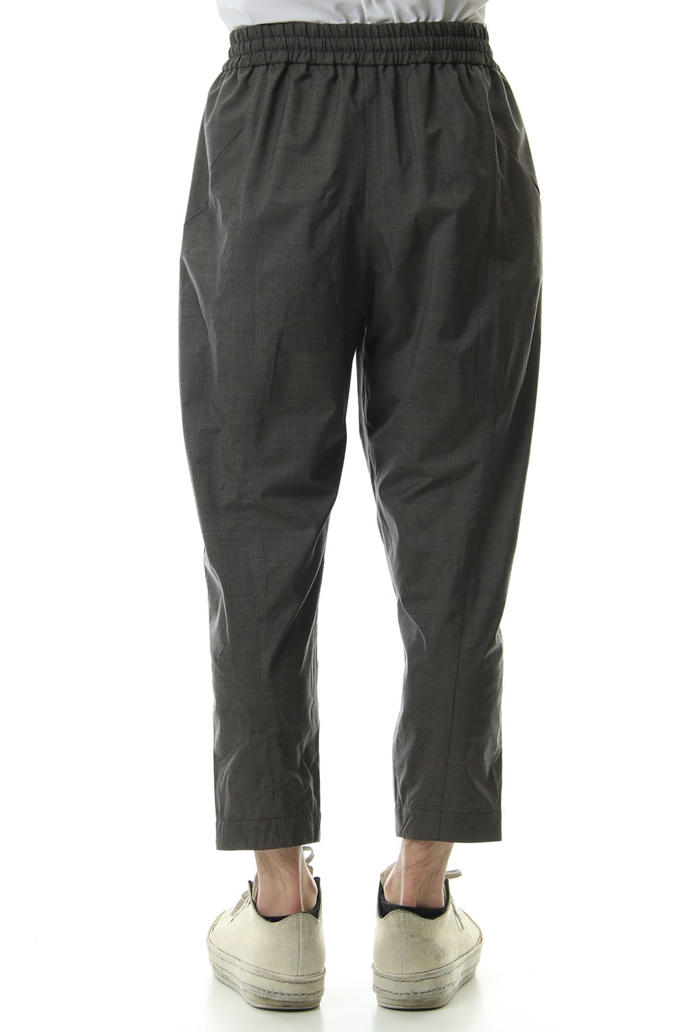 Cropped pants Virgin wool silk