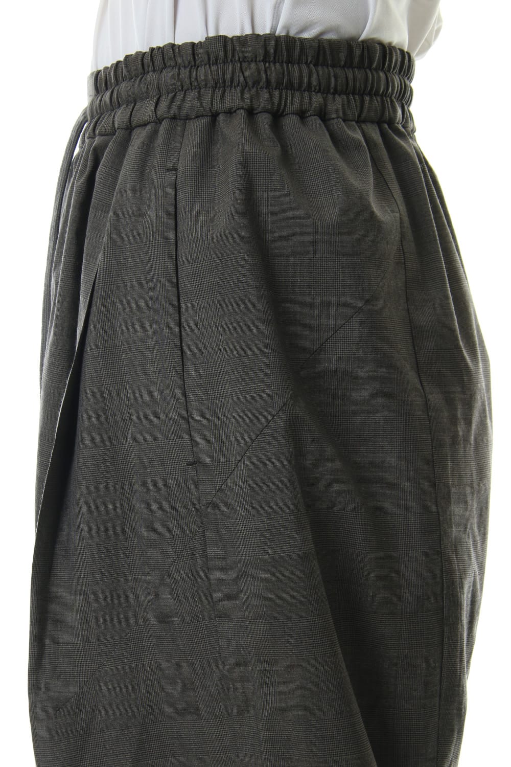 Cropped pants Virgin wool silk