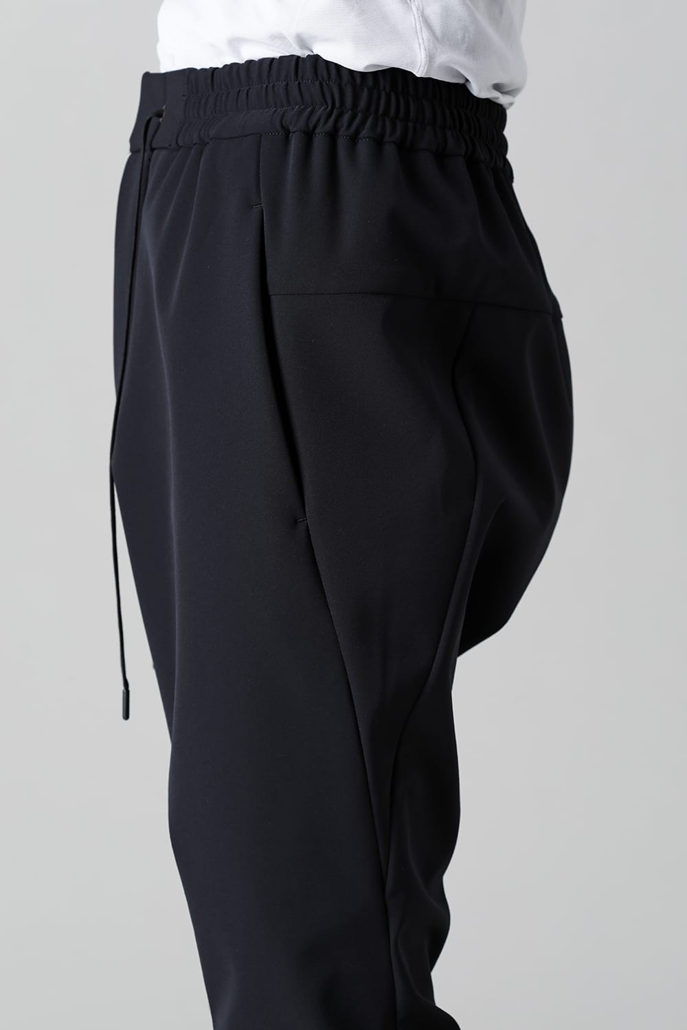 Jogger pants merino wool jersey bonding