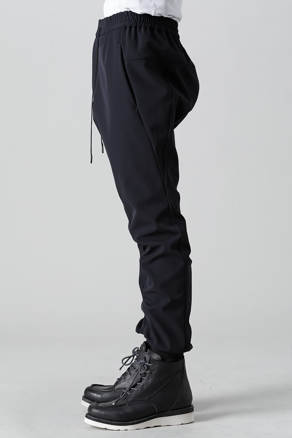 Jogger pants merino wool jersey bonding