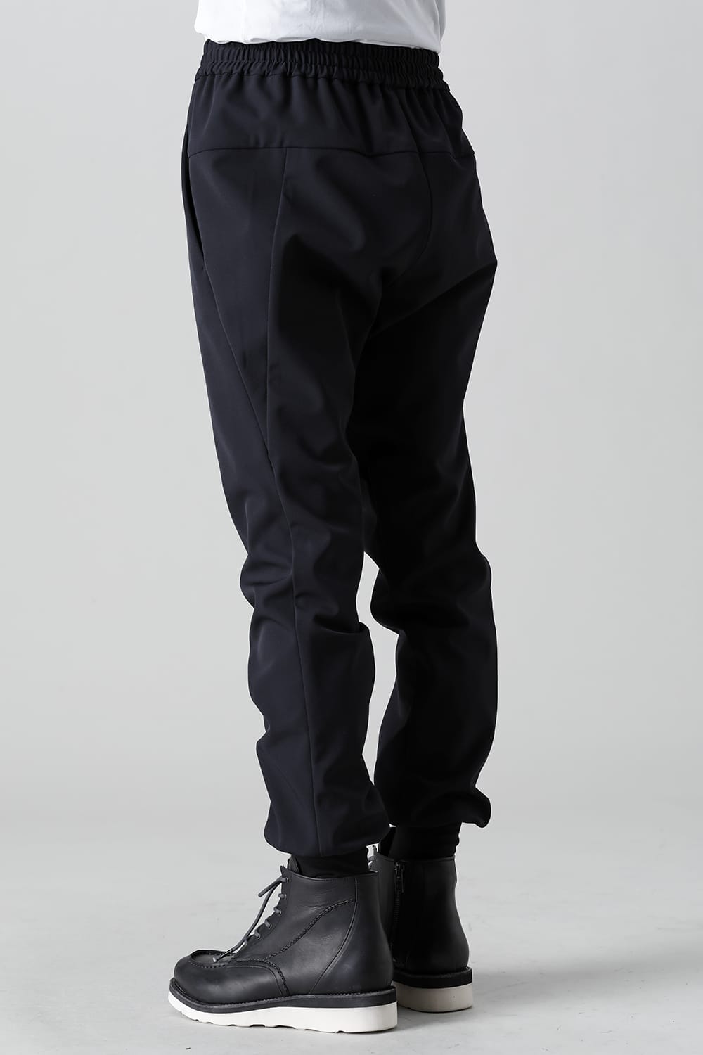 Jogger pants merino wool jersey bonding