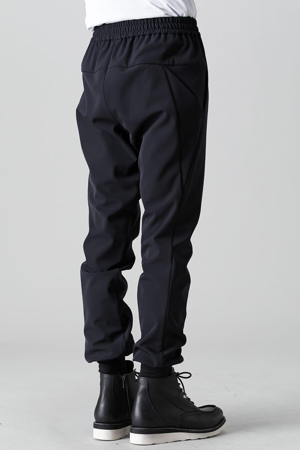 Jogger pants merino wool jersey bonding