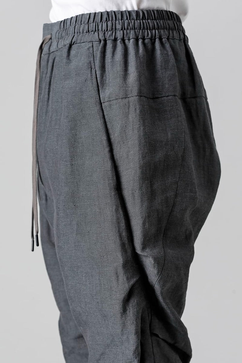 Jogger pants  Linen Blue Gray