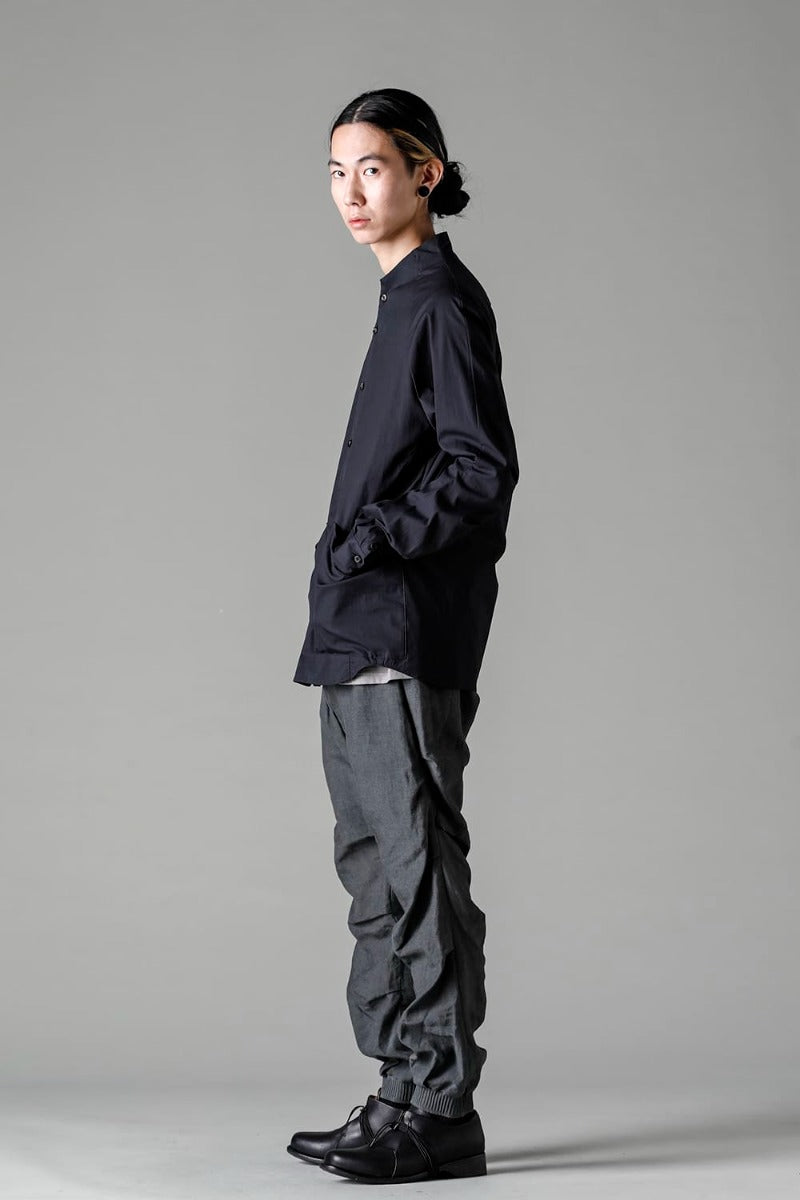 Jogger pants  Linen Blue Gray