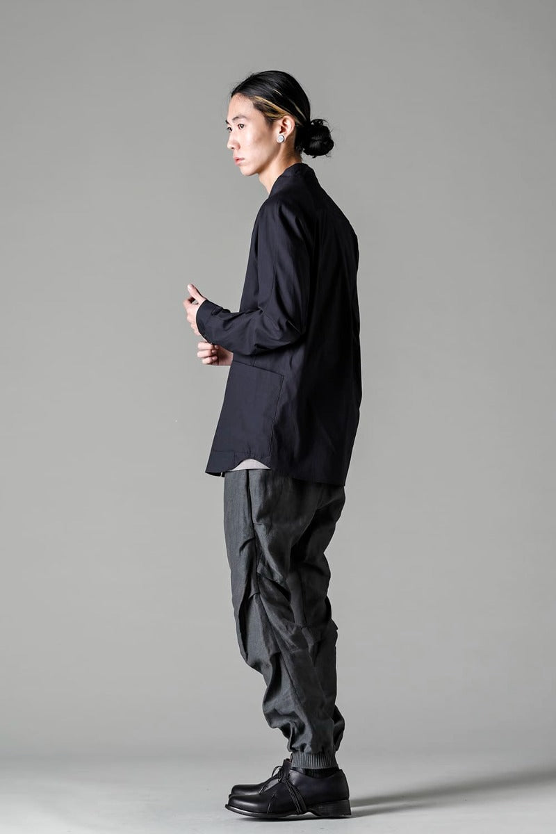 Jogger pants  Linen Blue Gray