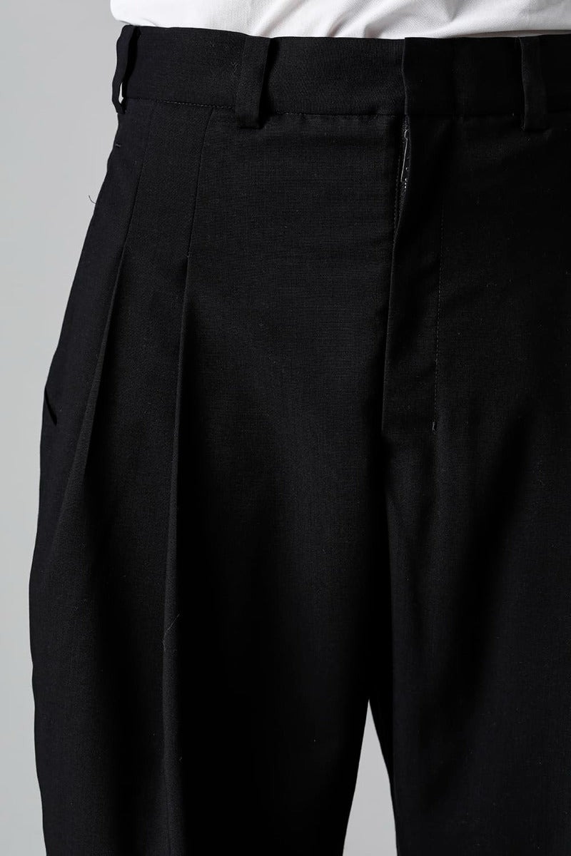 クロップドパンツ モヘア ウール