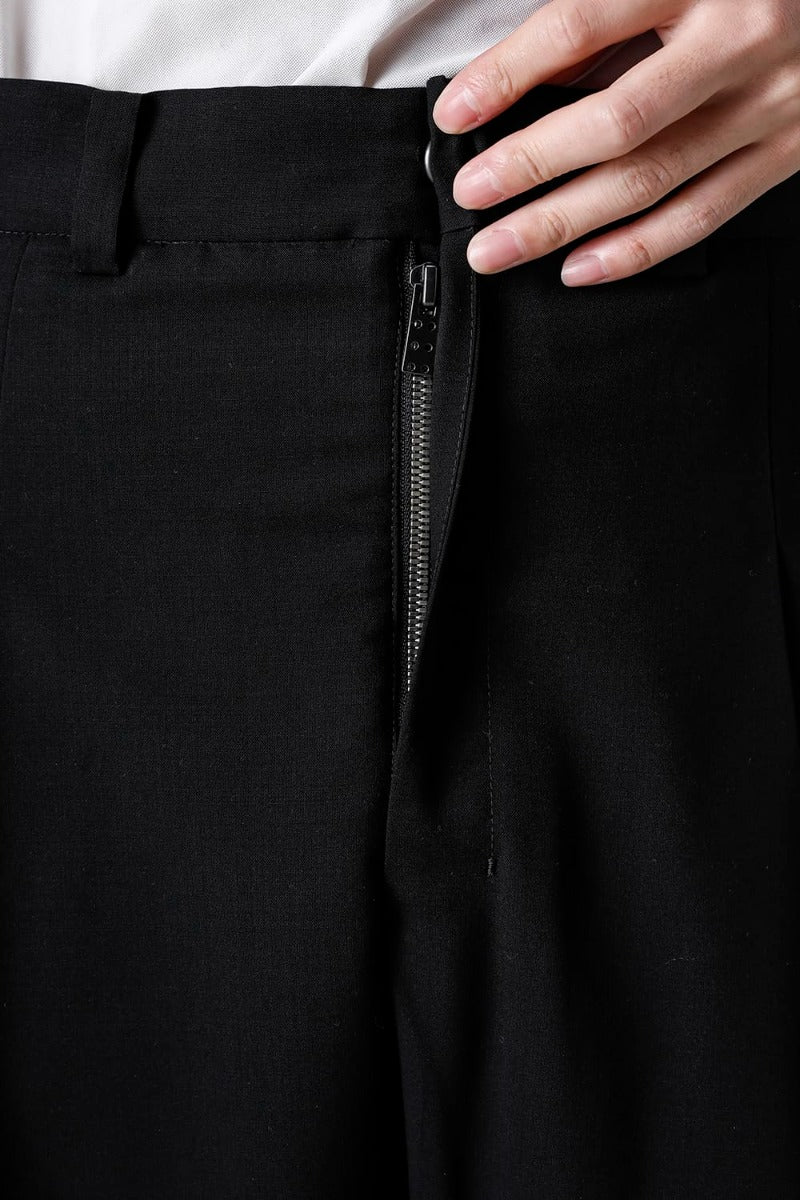 クロップドパンツ モヘア ウール