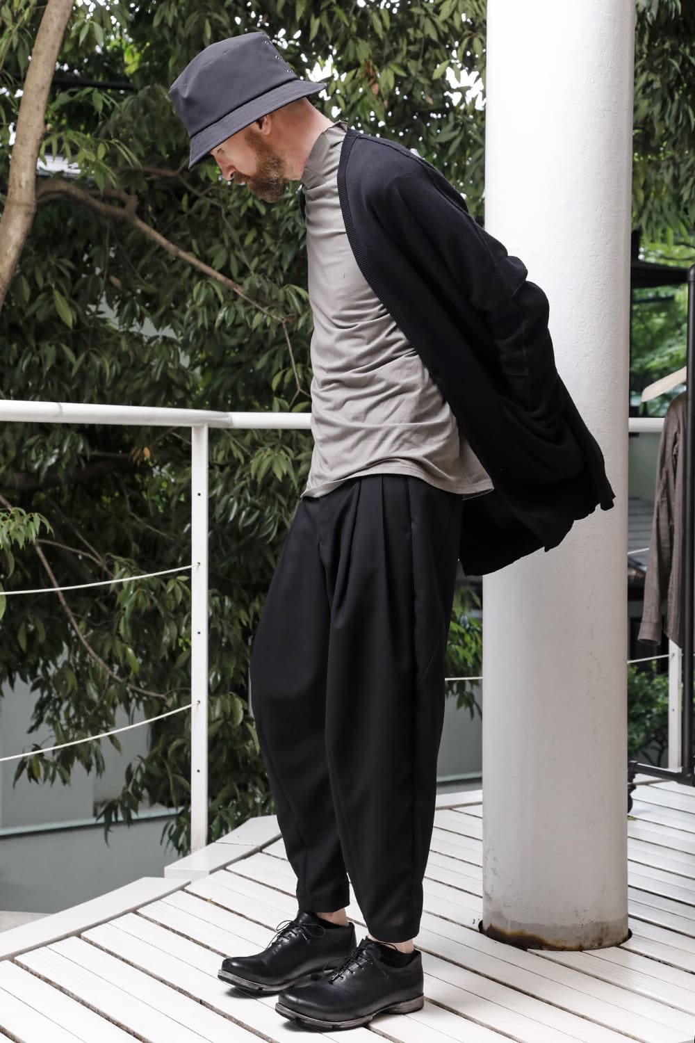 クロップドパンツ モヘア ウール