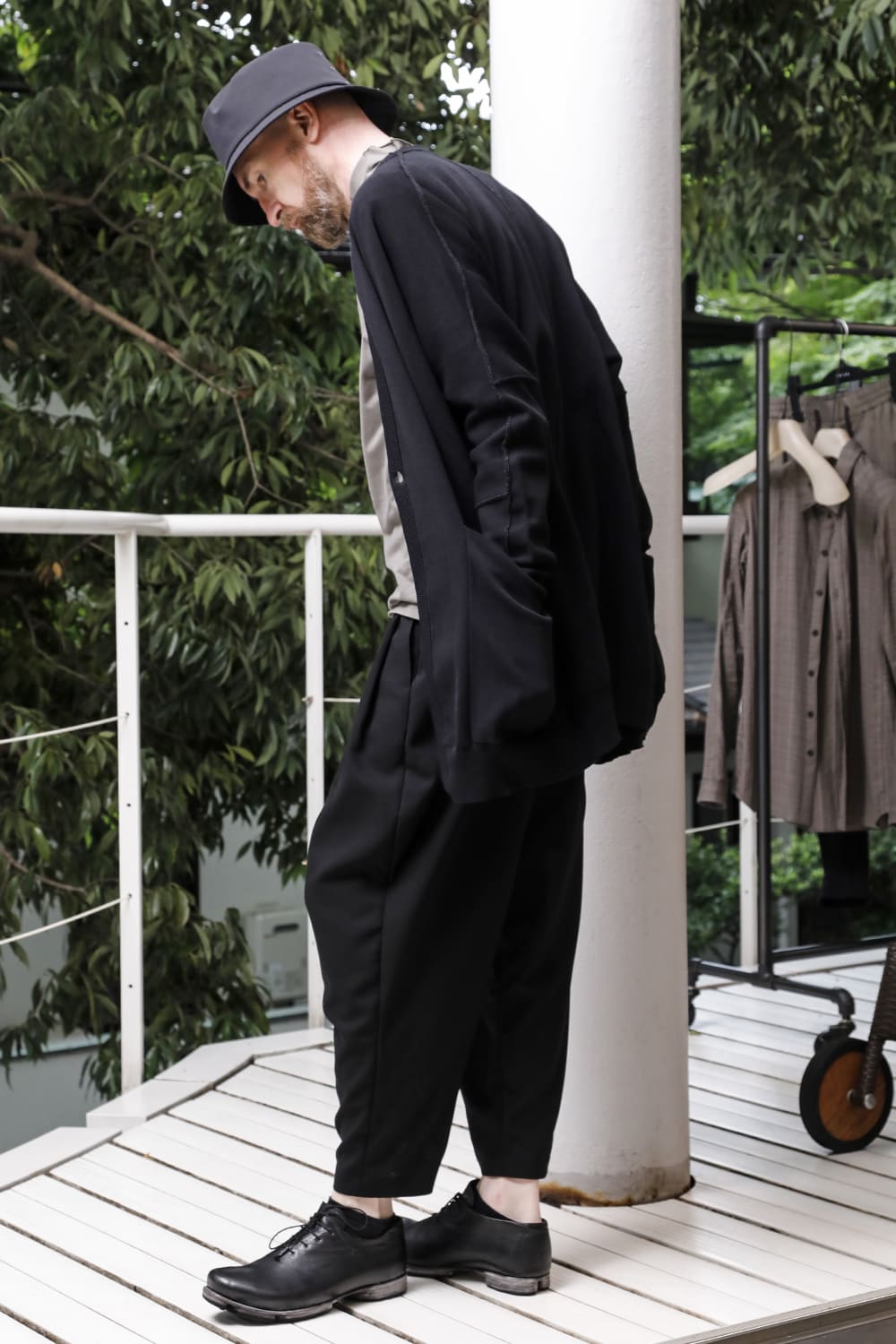 クロップドパンツ モヘア ウール