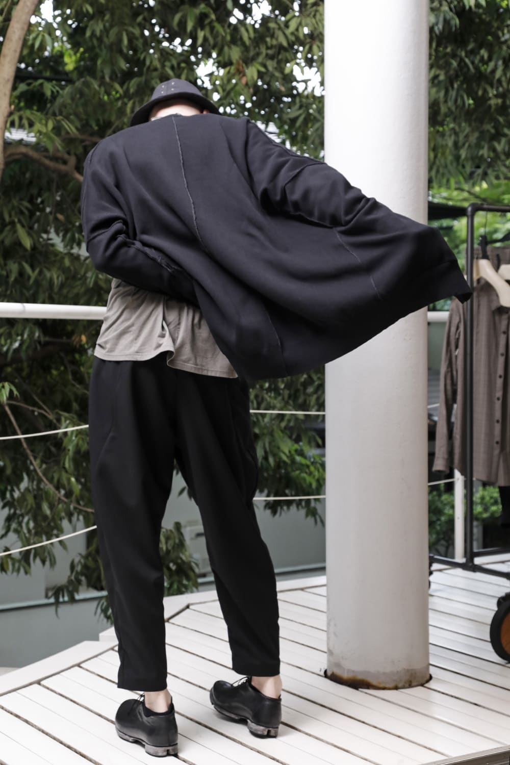 クロップドパンツ モヘア ウール