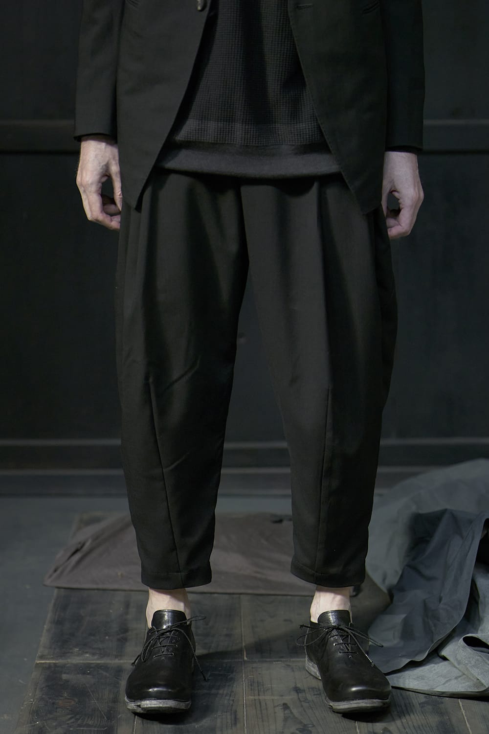 クロップドパンツ モヘア ウール