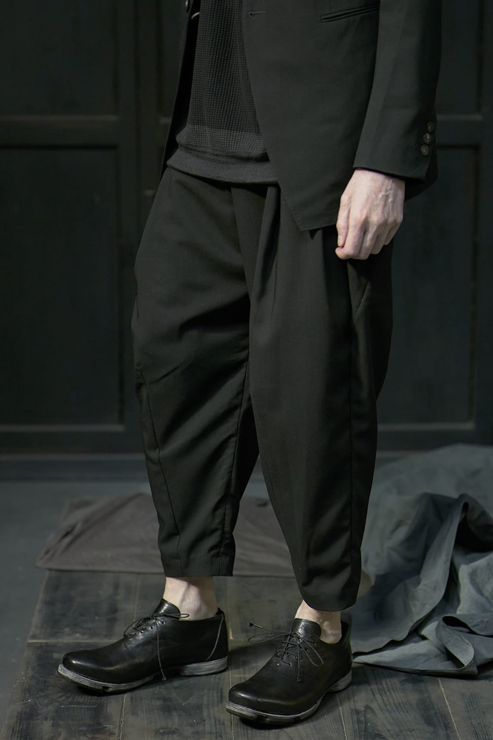 クロップドパンツ モヘア ウール