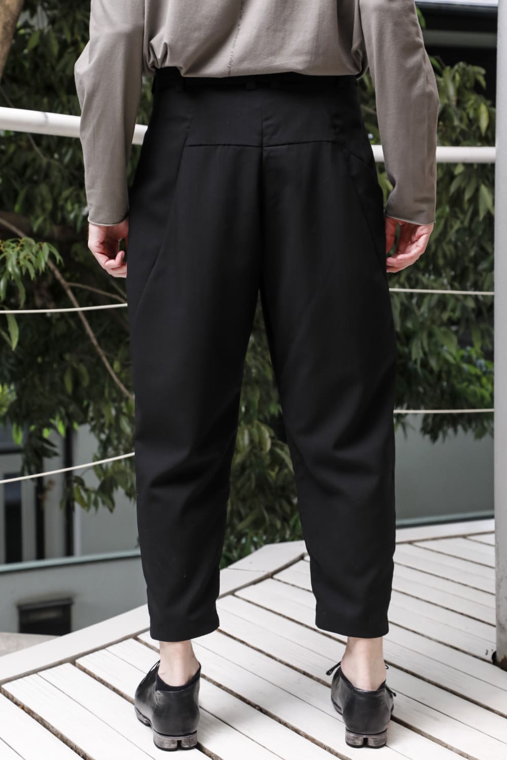 クロップドパンツ モヘア ウール