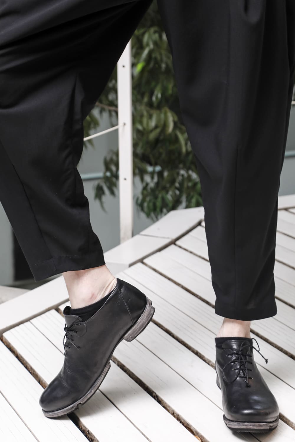 クロップドパンツ モヘア ウール