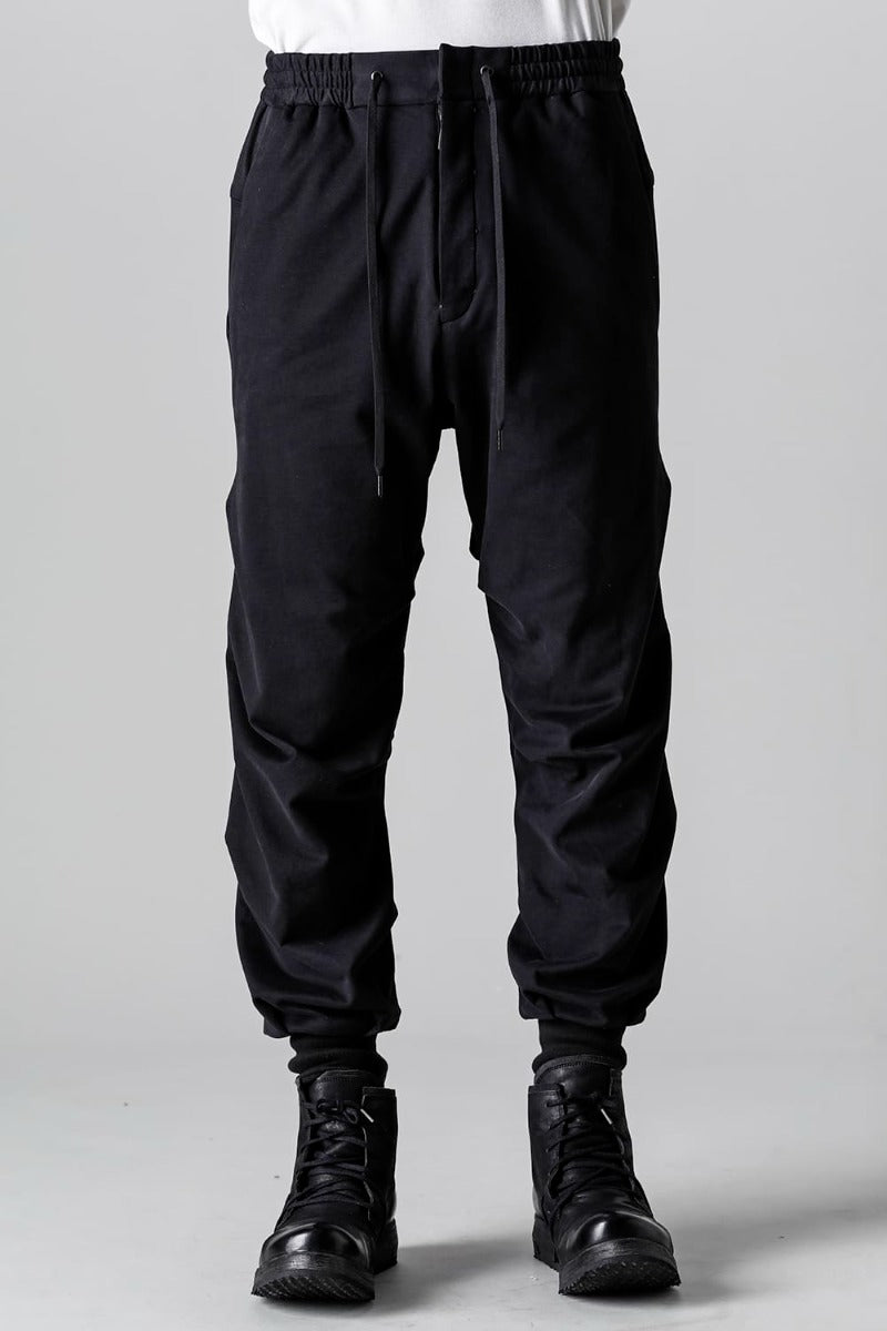 Jogger pants cotton jersey  Used Black