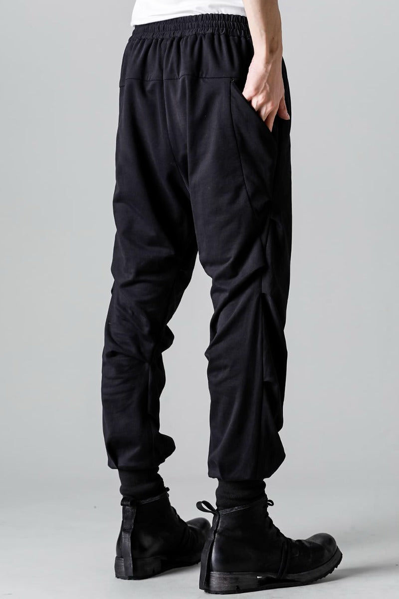Jogger pants cotton jersey  Used Black