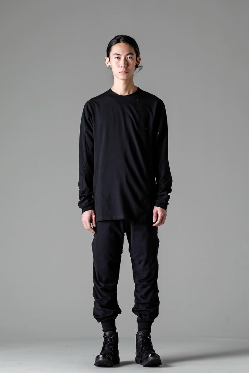 Jogger pants cotton jersey  Used Black