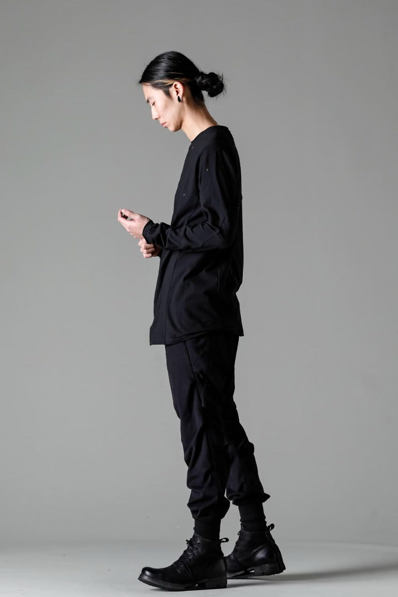 Jogger pants cotton jersey  Used Black