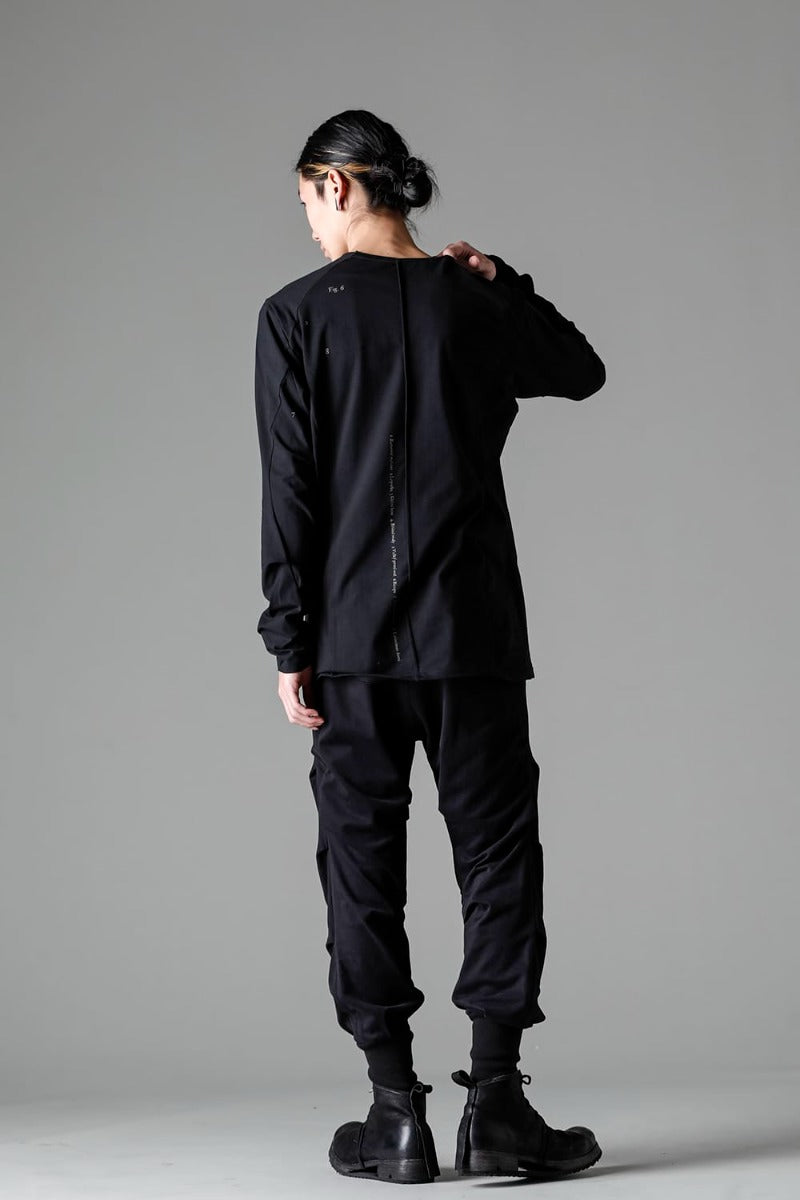 Jogger pants cotton jersey  Used Black