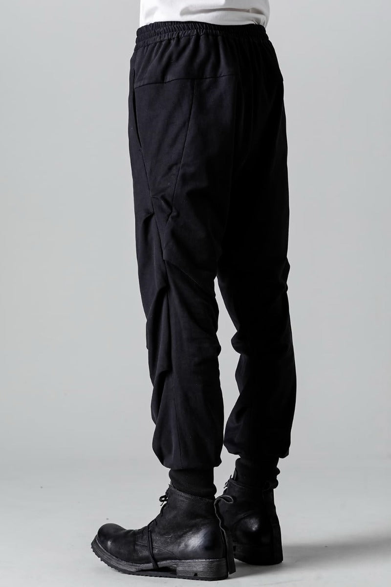 Jogger pants cotton jersey  Used Black