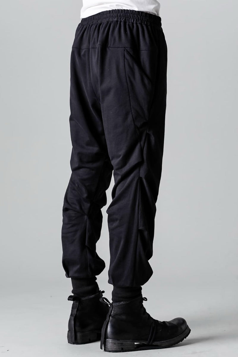 Jogger pants cotton jersey  Used Black