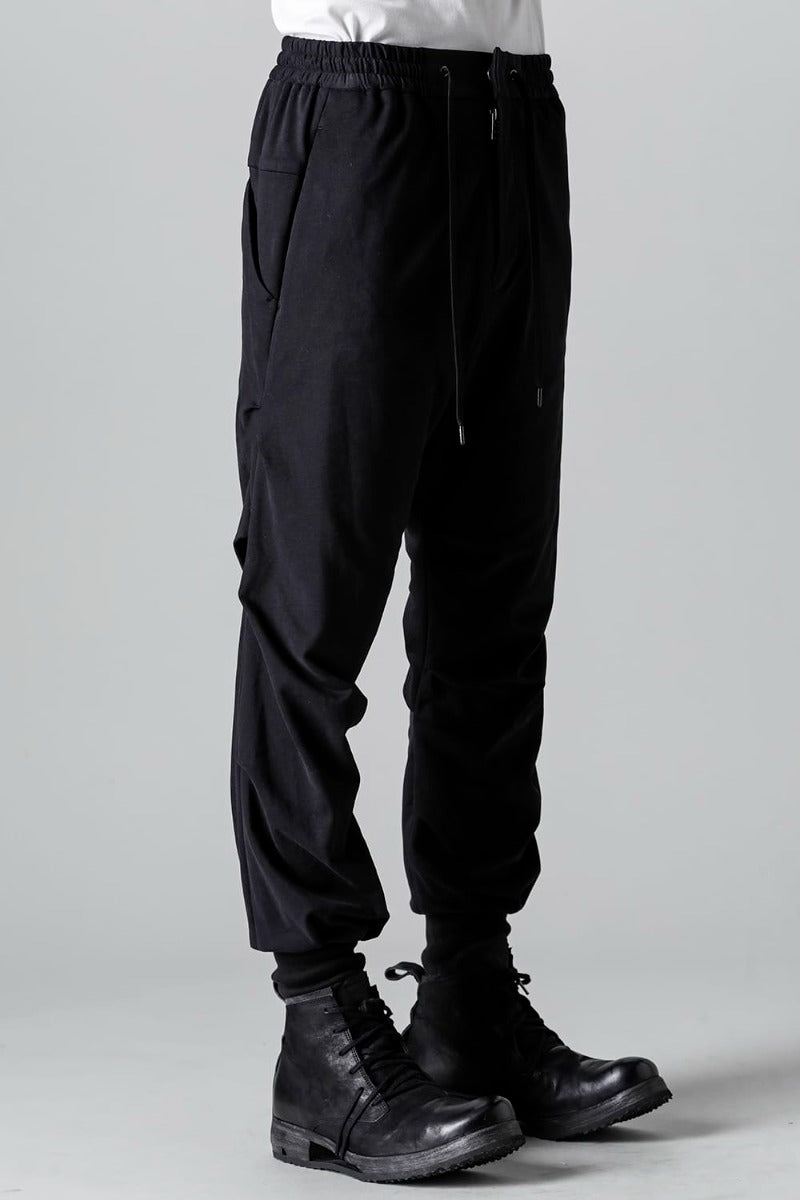 Jogger pants cotton jersey  Used Black