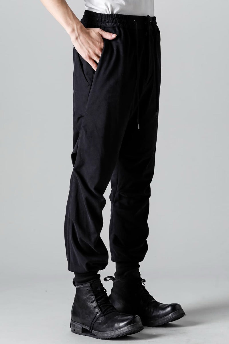 Jogger pants cotton jersey  Used Black
